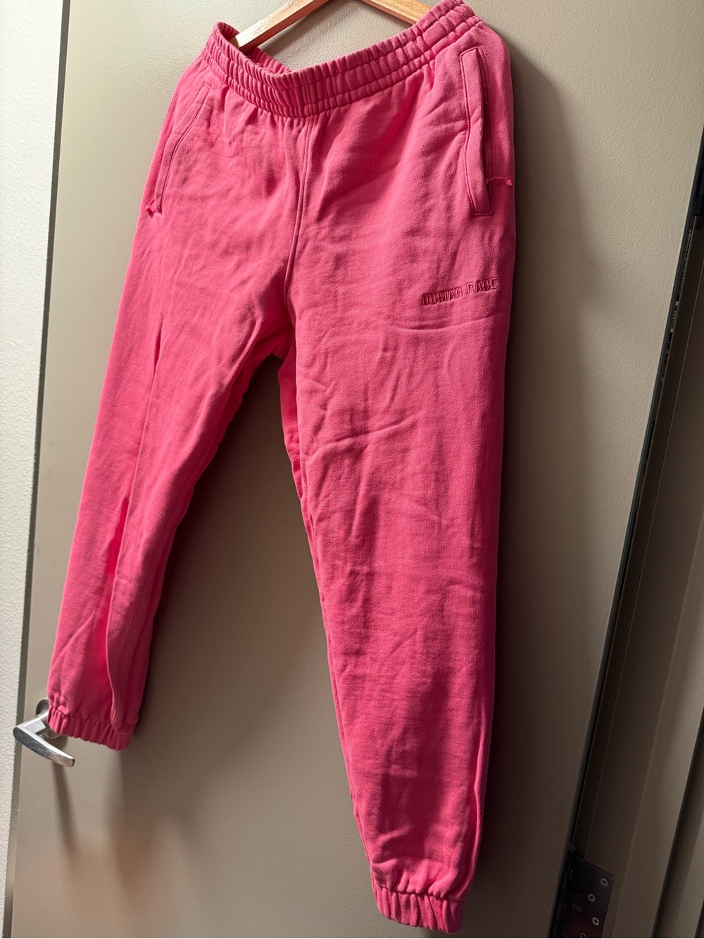 Adidas Pink Fleece Jogger Sweatpants